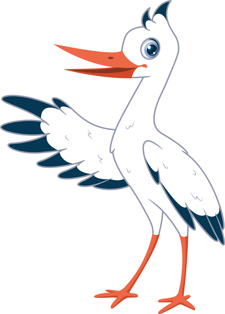 Illustration White Stork