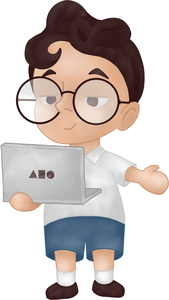 Kid Using Laptop